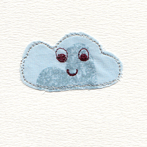 little cloud handmade card