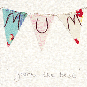 mothers day bunting handmade card