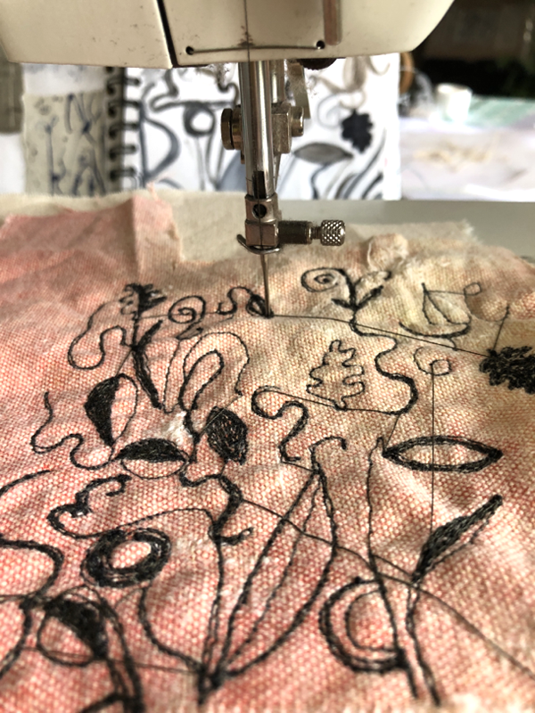 Happy New Year embroidery