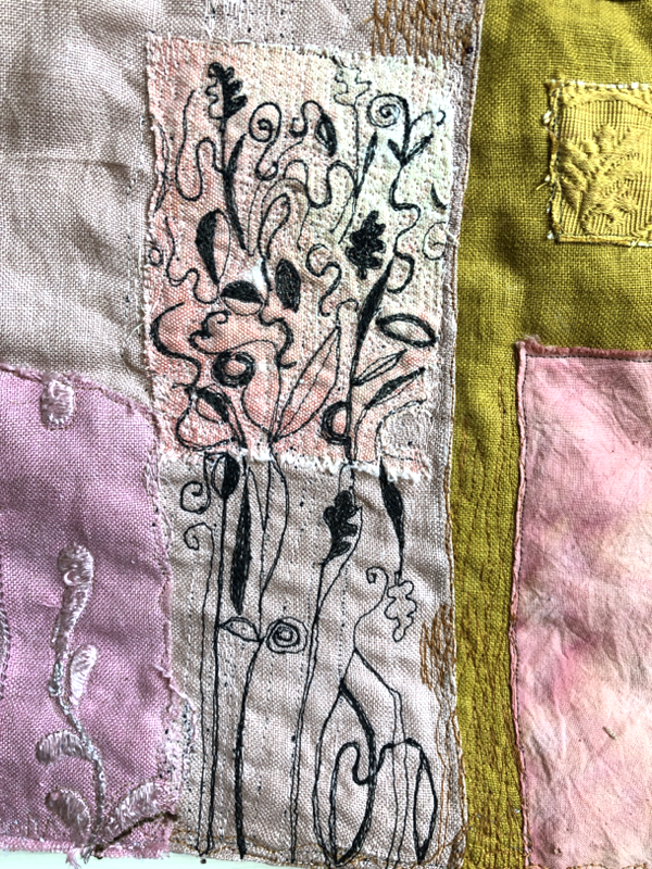 Happy New Year embroidery