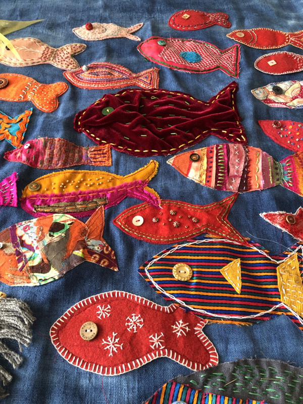 Happy New Year embroidery